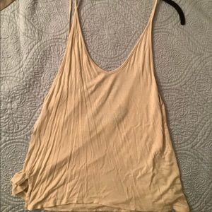 Nasty gal tan strappy tank